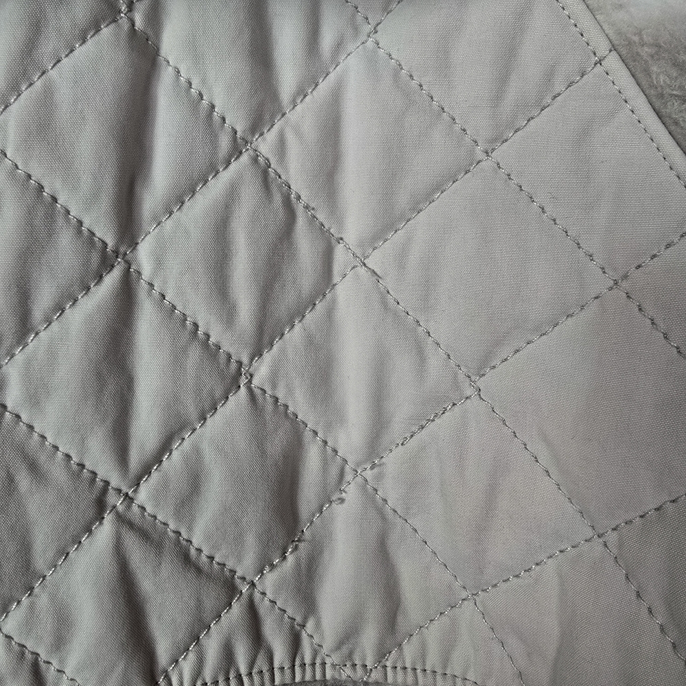 Abercrombie & Fitch Snap Up Fleece Quilted Jacket Camo - Picture 5 of 7